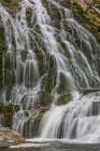 USA, Washington State, Meyers Falls. Scenic with waterfall cascades down cliff. Art Print